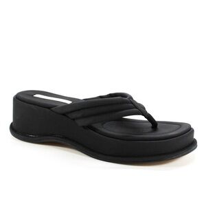 Black Platform Flip-Flops
